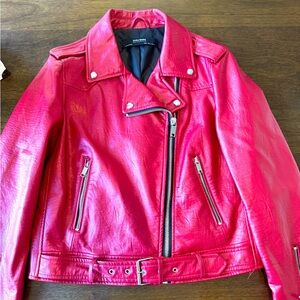 Zara Basics Red Jacket/Coat